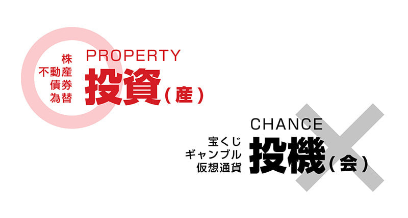 投資 vs 投機 図解